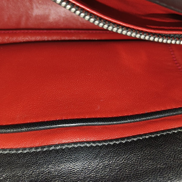 Calfskin Shoulder Bag Black