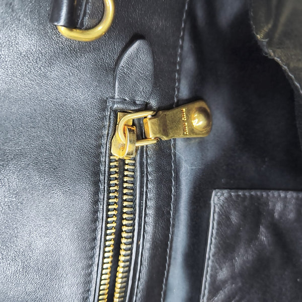 Calfskin Tote Bag Black