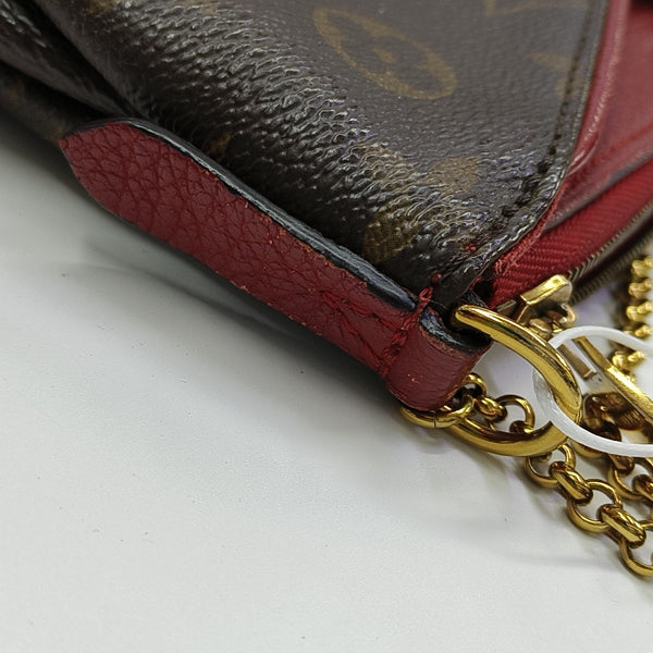 PALLAS BB Monogram Coated Canvas Brown