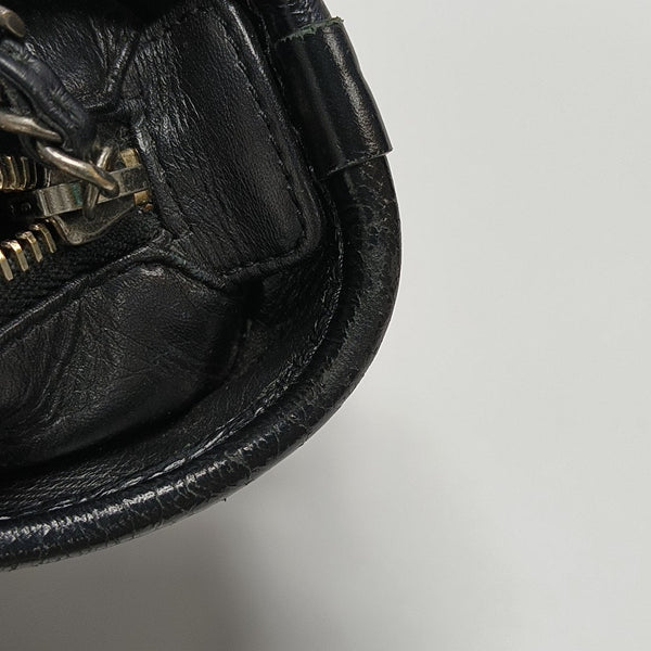 GABRIELLE Small Quilted Calfskin Black