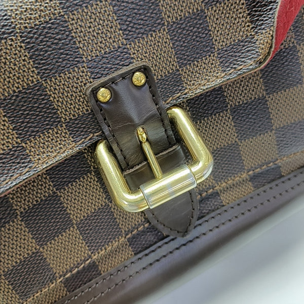 KNIGHTSBRIDGE Damier Ebene Coated Canvas Brown