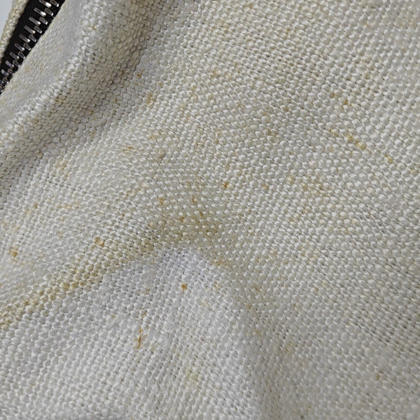Linen Top Handle Bag Multicolor