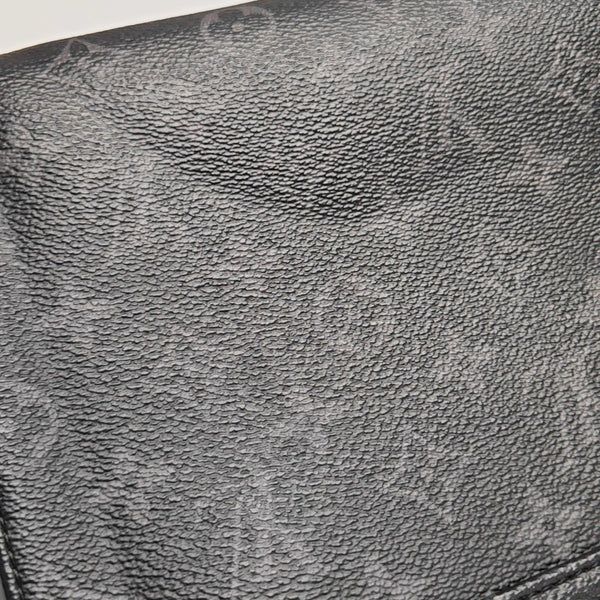 VOYAGER PM Monogram Coated Canvas Black
