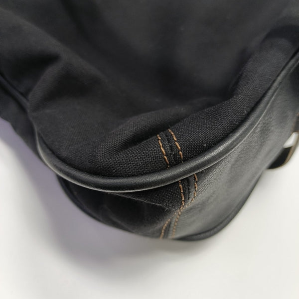 Canvas Top Handle Bag Black