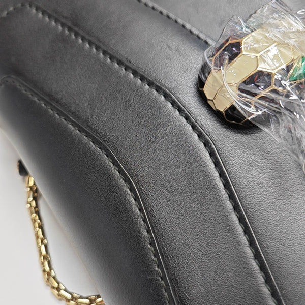 SERPENTI FOREVER Small Calfskin Black