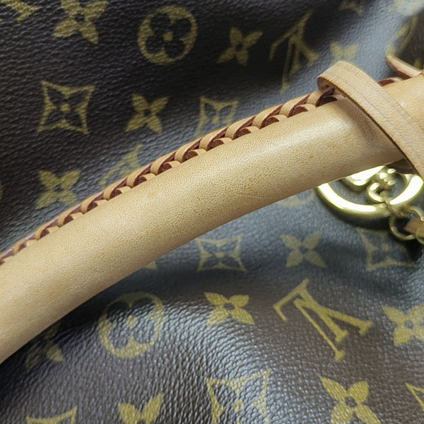 ARTSY MM Monogram Coated Canvas Brown