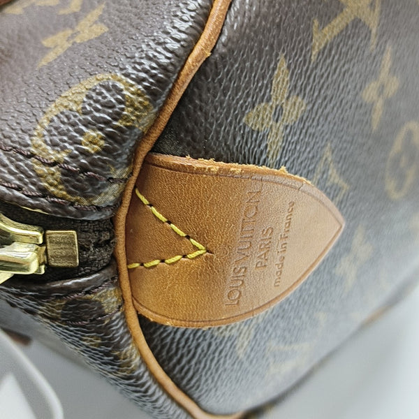 SPEEDY 25 Lona Monogram Revestida Marrón