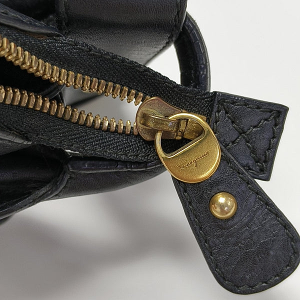 Calfskin Shoulder Bag Black