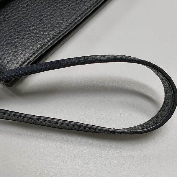 Interlocking G Small Calfskin Black