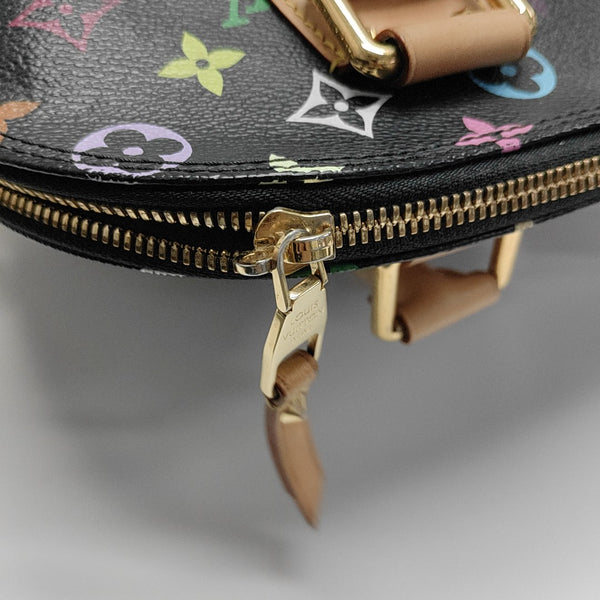 ALMA PM Monogram Coated Canvas Black