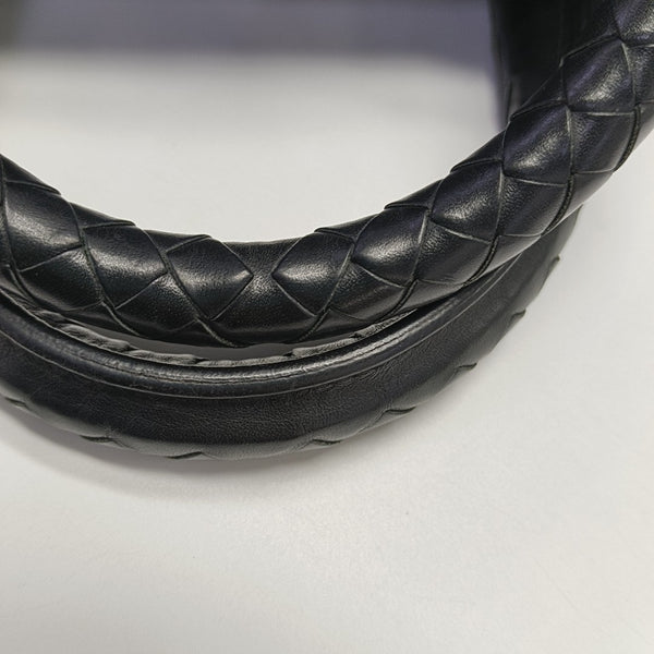 Calfskin Top Handle Bag Black