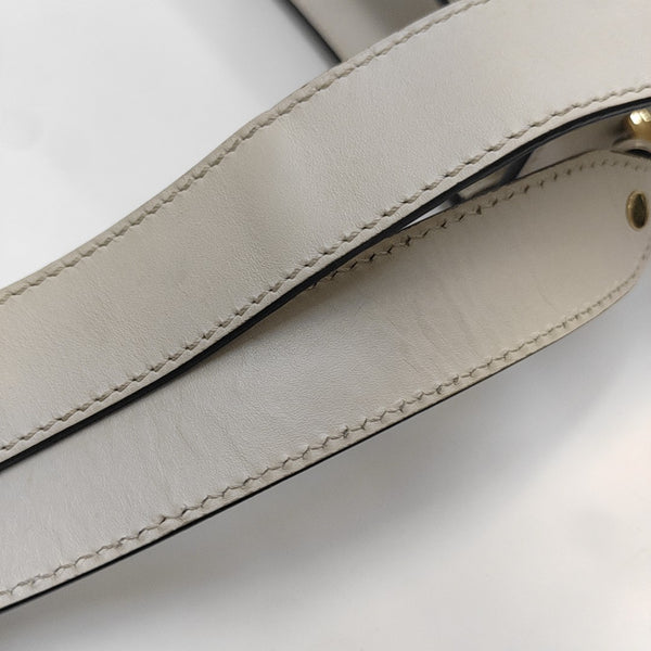 Sylvie Small Calfskin White