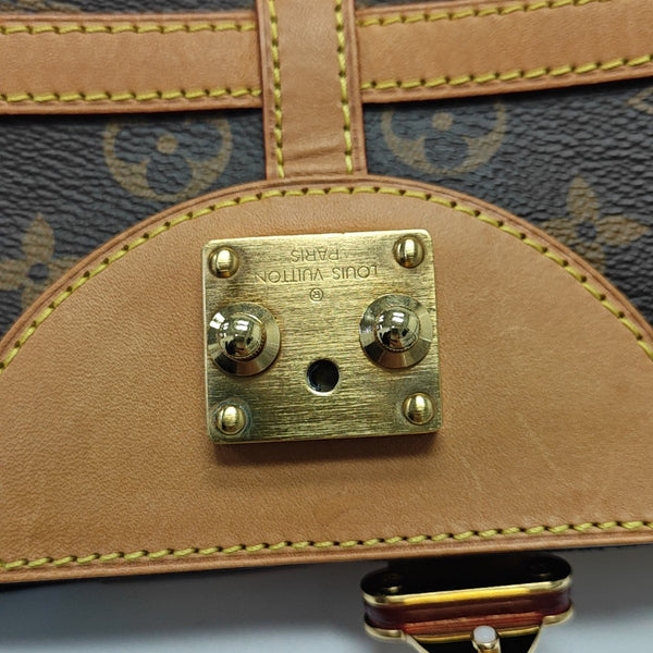 DUFFLE Monogram Coated Canvas Brown