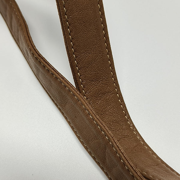 Lambskin Shoulder Bag Brown