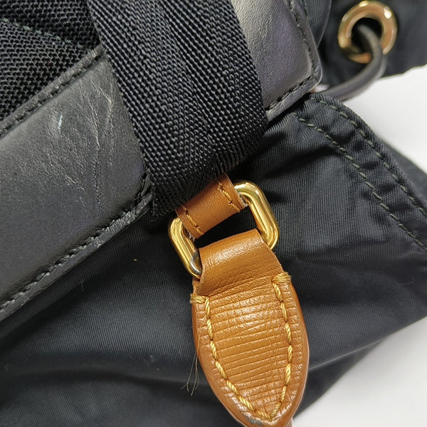 The Rucksack Large Nylon Black