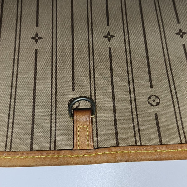 NEVERFULL MM Monogram Coated Canvas Brown