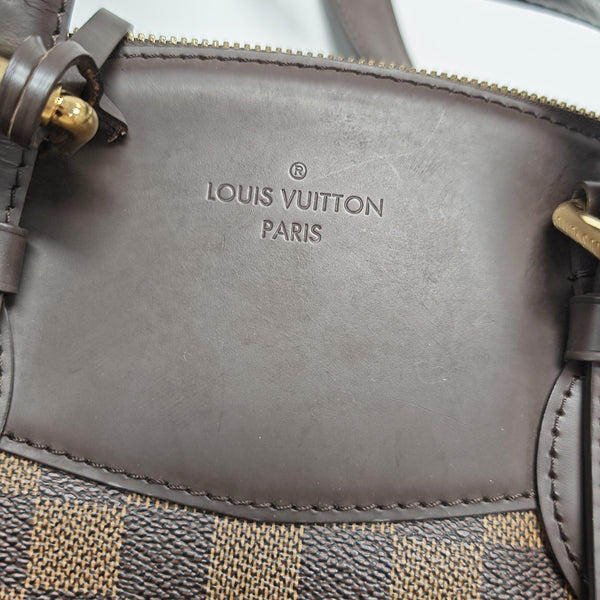 VERONA MM Damier Ebene Coated Canvas Brown