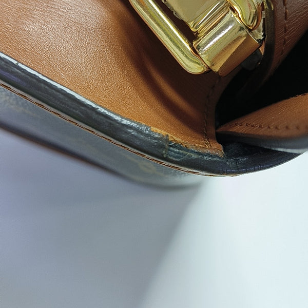 DAUPHINE Mini Monogram Coated Canvas Brown
