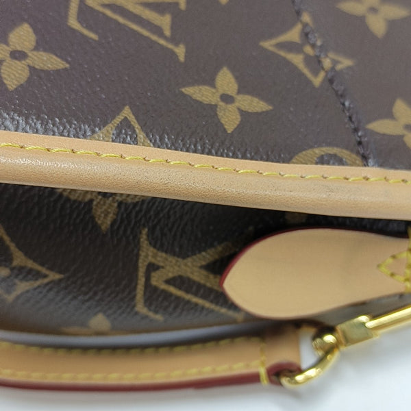 DIANE Monogram Coated Canvas Brown