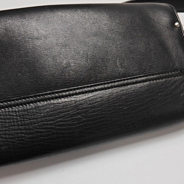 Calfskin Shoulder Bag Black