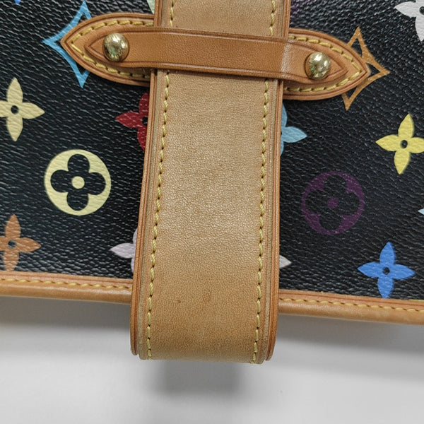 LV × TM SHIRLEY Monogram Coated Canvas Black