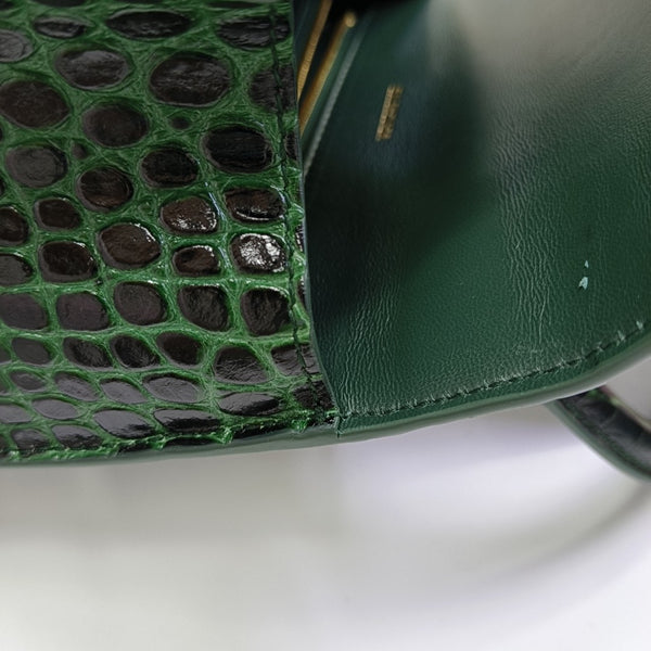 Hourglass S Calfskin Green