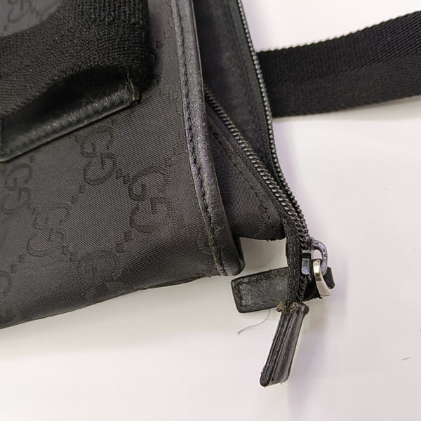 Monogram Canvas Tote Bag Black