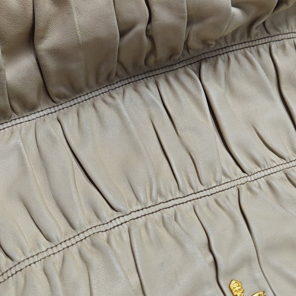 Gaufre Calfskin Beige
