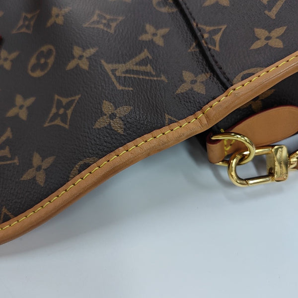 DIANE Monogram Coated Canvas Brown