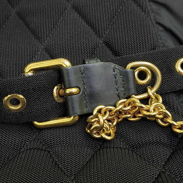 The Rucksack Medium Nylon Black