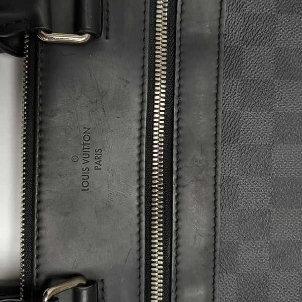 PORTE-DOCUMENTS Damier Graphite Coated Canvas Black
