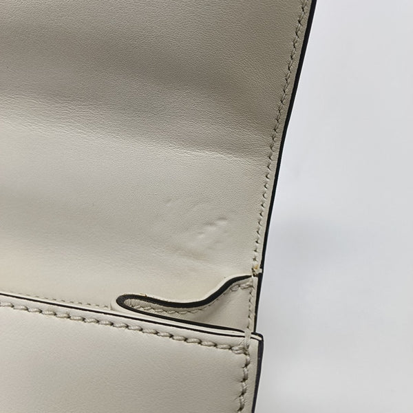 Padlock Small Calfskin White