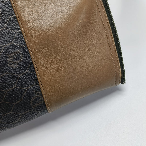Oblique Coated Canvas Black