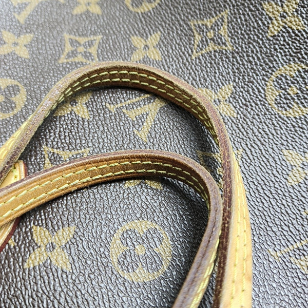 NEVERFULL GM Monogram Coated Canvas Brown
