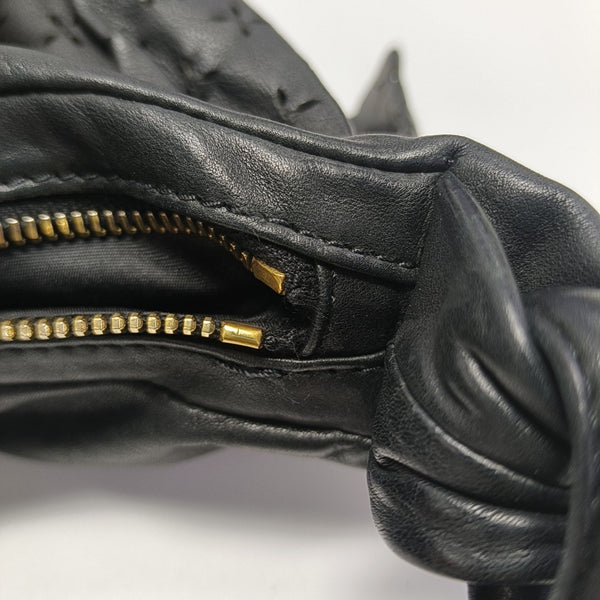 Calfskin Shoulder Bag Black
