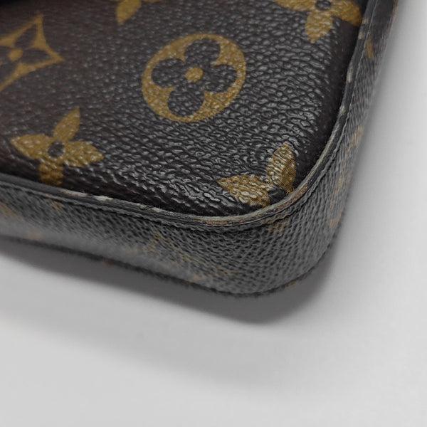 FÉLICIE Monogram Coated Canvas Brown