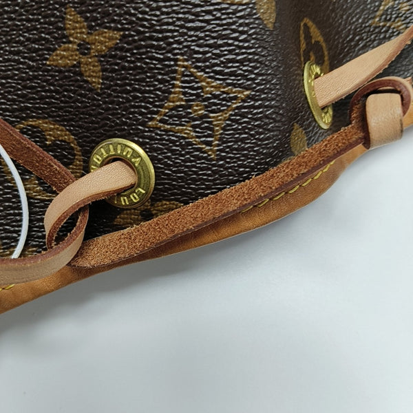 NOÉ BB Monogram Coated Canvas Brown