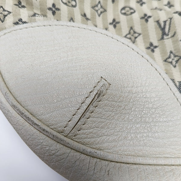 CROISETTE SAC MARINA Monogram Canvas White
