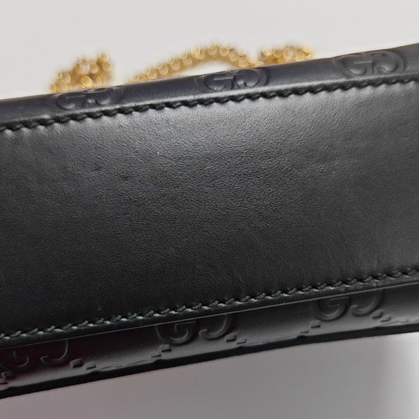 Padlock Small Monogram Calfskin Black