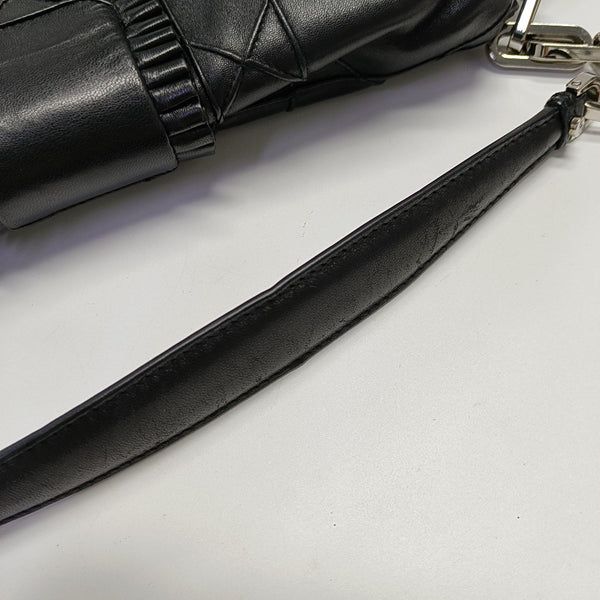 New Lock Cannage Calfskin Black