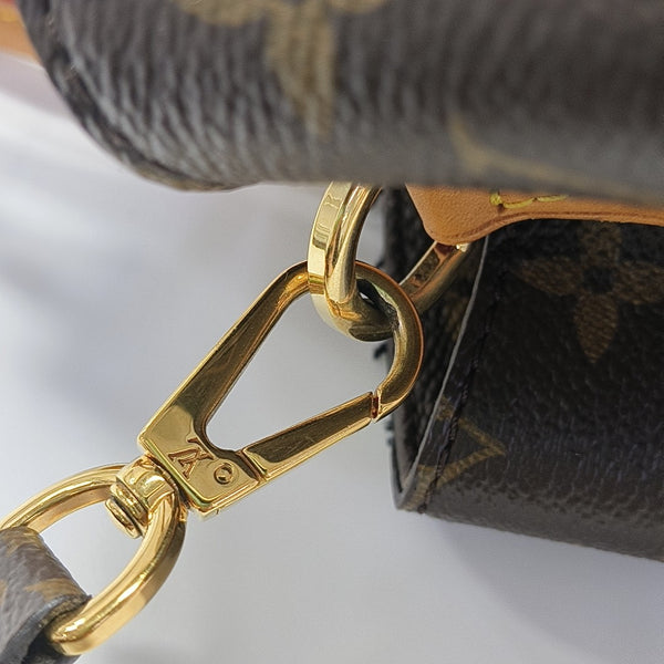 MONTAIGNE Monogram Coated Canvas Brown