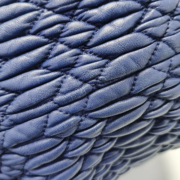 Quilted Lambskin Blue