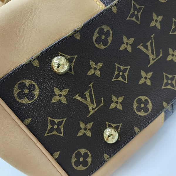 Lona Estampada Monogram BEVERLY Marrón