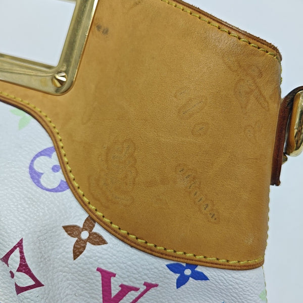 LV × TM JUDY MM Monogram Coated Canvas White