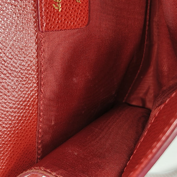 Ginny Mini Calfskin Red