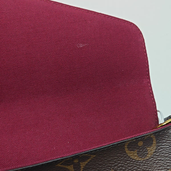 FÉLICIE Monogram Coated Canvas Brown