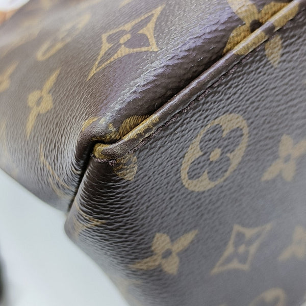 PALAIS PM Monogram Coated Canvas Brown