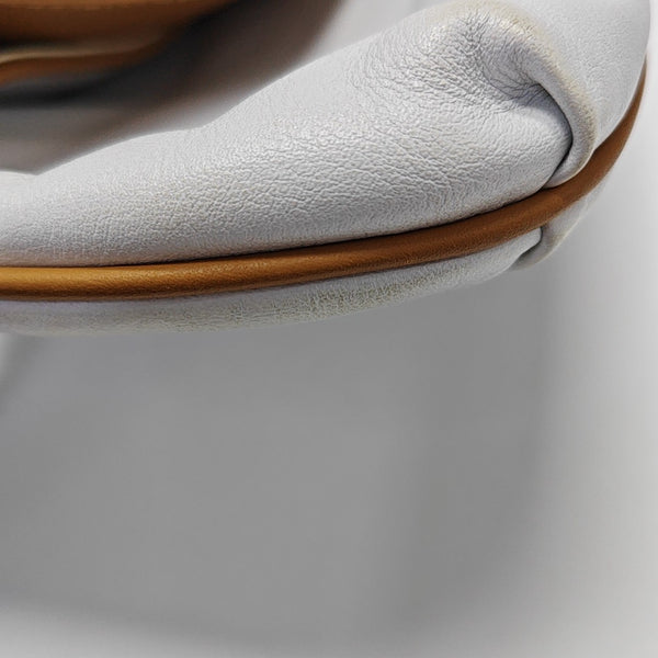 MACADAM CLUTCHES Calfskin White