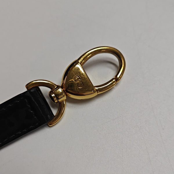 Lady Dior Medium Cannage Patent Leather Black
