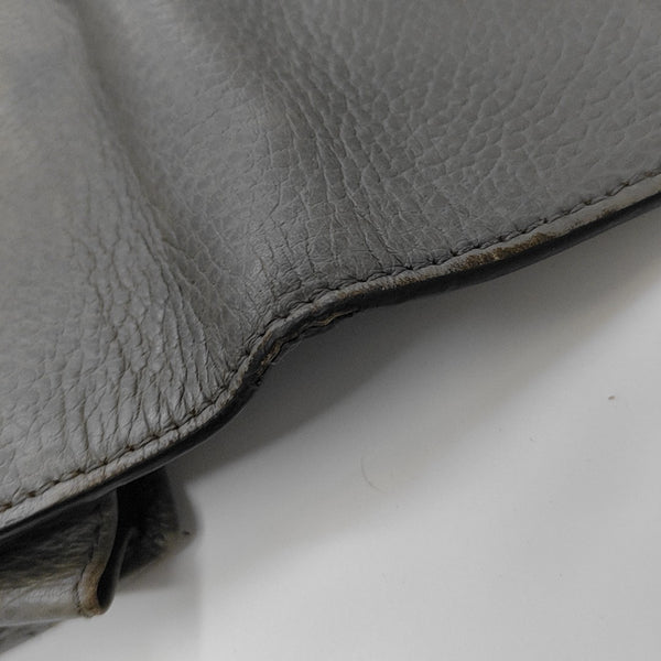 Interlocking G Small Calfskin Gray